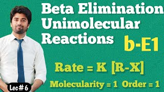 Elimination Reactions Beta Elimination Unimolecular Reaction Elimination reactions of alkyl halide [upl. by Ymmor]