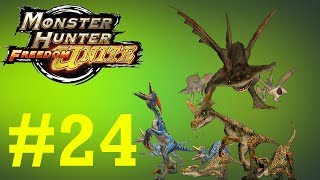 Monster Hunter Freedom Unite  Online Quests  Part 24 Dromes amp Daimyo [upl. by Aneelahs]