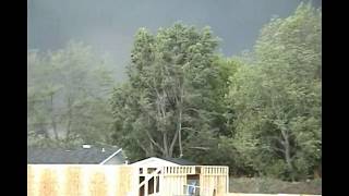 August 18 2005 Stoughton Tornado  Footage and Aftermath  HUGE TORNADO [upl. by Serrano]