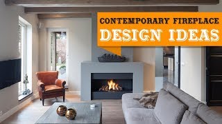 50 Modern Contemporary Fireplace Design Ideas to Bring Into Your Home [upl. by Esil]