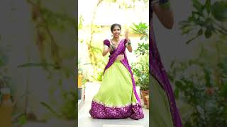 kalyani vacha vacha 💚💜 nikithapilli dance newmusic viralshort trendingshorts [upl. by Atsuj]