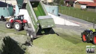 Maisernte 2013 in Mittelfranken mit Fendt Unimog Claas Case Steyr uvm HD [upl. by Ihcas568]