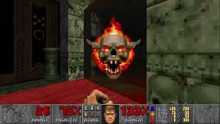 Level 14 Blood Sea Keep 100 Clear HD 1080P  Doom II 1994  PC [upl. by Lelith]