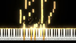 Wedding March Here Comes The Bride  piano tutorial [upl. by Angelo]