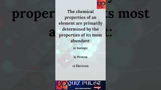 Key to Chemical Behavior chemistry physics quiz [upl. by Chappell]