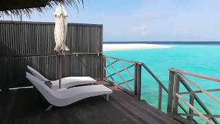 Angaga Island Resort and Spa  Water Villa  How To Book Cheapest in description [upl. by Cyma]