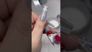 Gonk nail tutorial christmasnailart [upl. by Aneeuq]