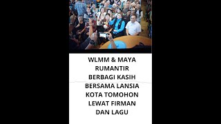 MAYA RUMANTIR DAN WENNY LUMENTUT MOTIVASI IMAN LEWAT FIRMAN amp LAGU KEPADA LANSIA KOTA TOMOHON [upl. by Eerehc513]