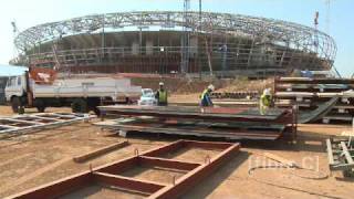 Soccer City Stadium in Johannesburg  fibreC [upl. by Sherr]