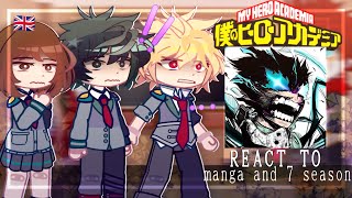 Class 1A react to Future Deku  Season 7  MANGA SPOILERS  Izuku Midoriya  MHA  BNHA  Gacha Club [upl. by Boar719]