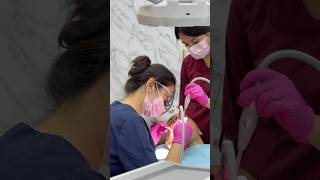 Tish davolash jarayoni🦷✨ dentist стоматология dentalclinic bestdentalclinic eurodentalclinic [upl. by Eidak]