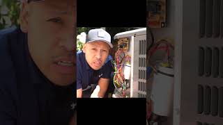 How To TEST amp REPLACE An AC Capacitor PART 1shorts [upl. by Resarf]