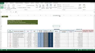 Calculadora para Nomina plana y variable [upl. by Calvin]