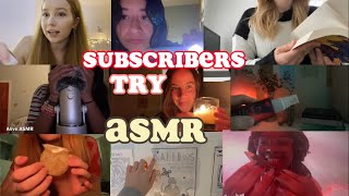 SUBSCRIBERS TRY ASMR 🫶🏻💘 2k special [upl. by Akerboom15]