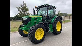 John Deere 6120R Tractor [upl. by Ateekahs]