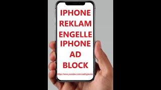 PROGRAMSIZ İPHONE REKLAM ENGELLEME adblock iphone [upl. by Inihor270]