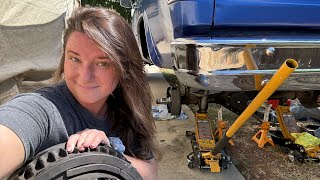 Catastrophic brake failure on Big Blue chevrolet chevytrucks squarebody [upl. by Llewol]