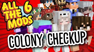 All The Mods 6 Feed The Bees Ep67 MINECOLONIES CHECKUP [upl. by Swanhildas]