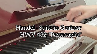 Handel  Suite in G minor HWV 432 Passacaglia Paul Bartons version [upl. by Chilson]