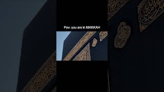 Azaan in Kabah allahuakbar kabah makkah love saudiarabia [upl. by Nylessoj629]