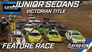 Junior Sedans  Victorian Title  AMain  Nyora  14th Jan 2023  ClayPerView Highlights [upl. by Meesan]