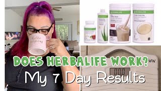 Losing Weight with Herbalife in 7 Days [upl. by Gardol347]