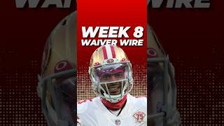 Top Waiver Wire Adds in Fantasy Football for Week 8 🏈 [upl. by Anaizit]