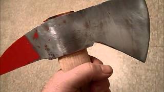 Harbor Freight Firemans Axe turned into a budget forest axe [upl. by Serle]