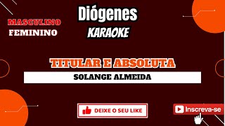 KARAOKE  TITULAR E ABSOLUTASOLANGE ALMEIDA [upl. by Leinod]