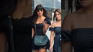 Jameela Jamil spotted in London shorts [upl. by Drawoh]