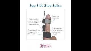 3pp Side Step Splint  Features amp Benefits [upl. by Fernande734]