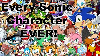 Every Sonic Character EVER 30th Anniversary Dedication [upl. by Cerys]