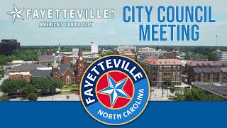 Fayetteville City Council Meeting  Oct 14 2024 [upl. by Cnut]