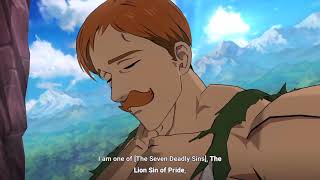 ESCANOR VS GALAND FULL FIGHT SEVEN DEADLY SINS [upl. by Orling13]