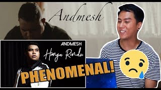 Andmesh  Hanya Rindu Official Music Video  REACTION [upl. by Esther]