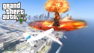 Faire EXPLOSER un Missile NUCLEAIRE sur GTA 5 [upl. by Eimiaj]