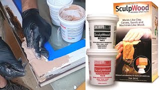 System Three SculpWood Moldable Epoxy Putty  Howto amp Review [upl. by Blase233]