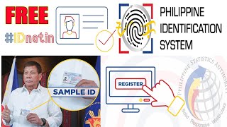 How to Apply Philippine National ID Card  Online Registration Starts Today April 30 2021 [upl. by Jochebed]