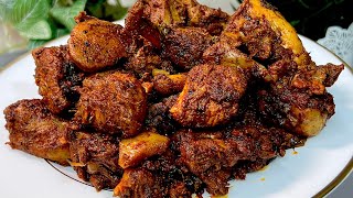 നല്ല നാടൻ ചിക്കൻ പൊരിച്ചത്  Easy Chicken Fry  Thani Nadan Kozhi Porichathu  kannur Kitchen [upl. by Saiff]