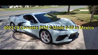 C8 Corvette Launch control Z mode and 0 to 60 times [upl. by Cly]