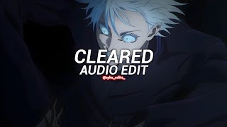 cleared remix  lilithzplugz edit audio tiktok version [upl. by Sulihpoeht]