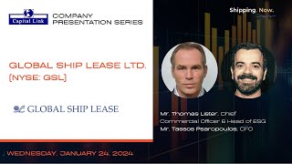 Global Ship Lease Ltd GSL Update amp Outlook  Capital Link Presentation Series  12424 [upl. by Fanni68]