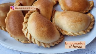 Empanadas al horno  masa y relleno también se pueden freír [upl. by Card35]