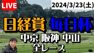 土曜の競馬は中京・阪神・中山！日経賞と毎日杯の日！2024323土 [upl. by Buchbinder]