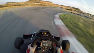 Demos Episkopou ROK SENIORfree practice at Daytona raceway CyprusMaranello kart [upl. by Atnek]