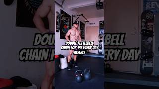 DOUBLE 28KG KETTLEBELL CHAIN kettlebellworkout kettlebellswings fullbodyworkout strength [upl. by Anitselec92]