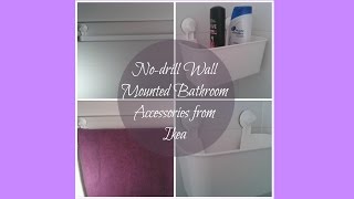 Nodrill Wall Mounted Ikea Bathroom Accessories [upl. by Cristal]