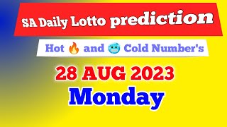 Sa daily lotto prediction for 28 August 2023  south africa daily lotto prediction  daily lotto [upl. by Imotih]