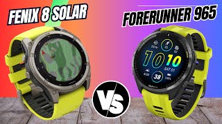 Garmin Fenix 8 Solar vs Garmin Forerunner 965 [upl. by Vish100]