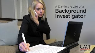 A Day in the Life of a CACI Background Investigator [upl. by Euqinaj]